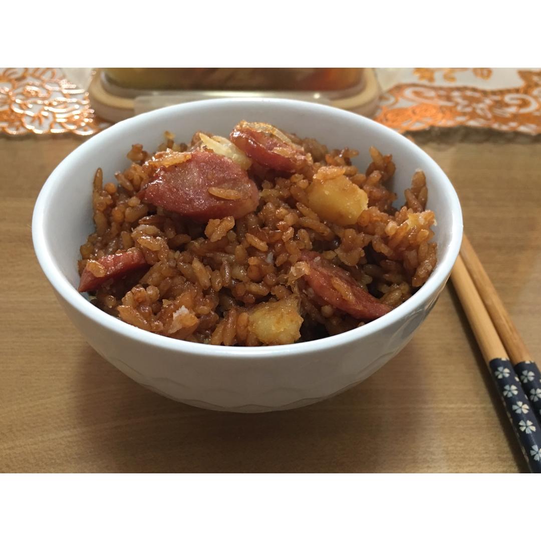 土豆焖饭（电饭锅版）