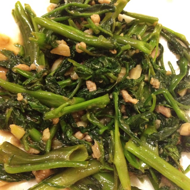 【曼食慢语】虾酱空心菜