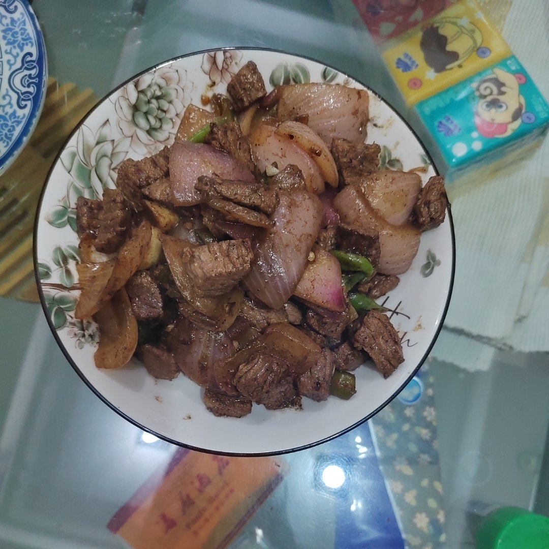 青椒洋葱炒牛肉丝