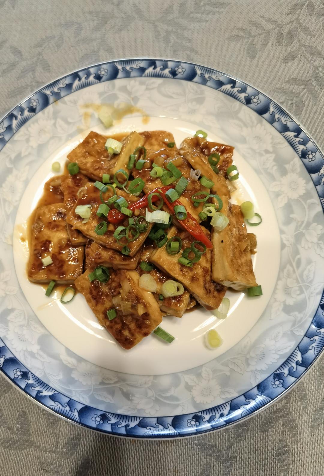 香煎嫩豆腐