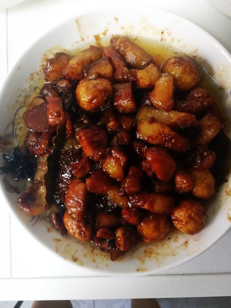 电饭锅虎皮蛋红烧肉