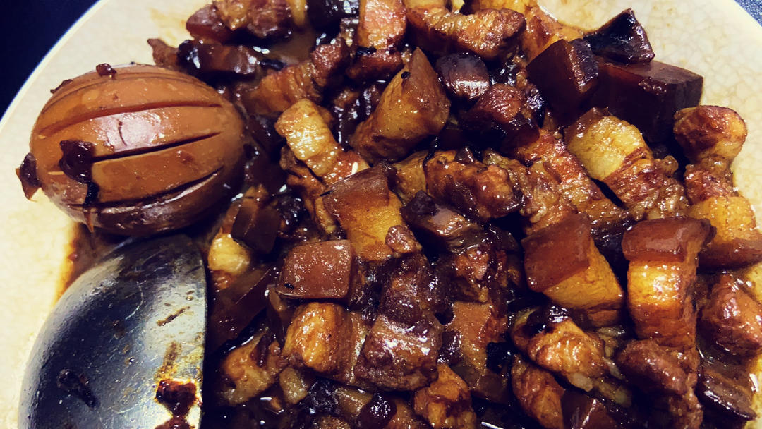 香菇卤肉饭造起来