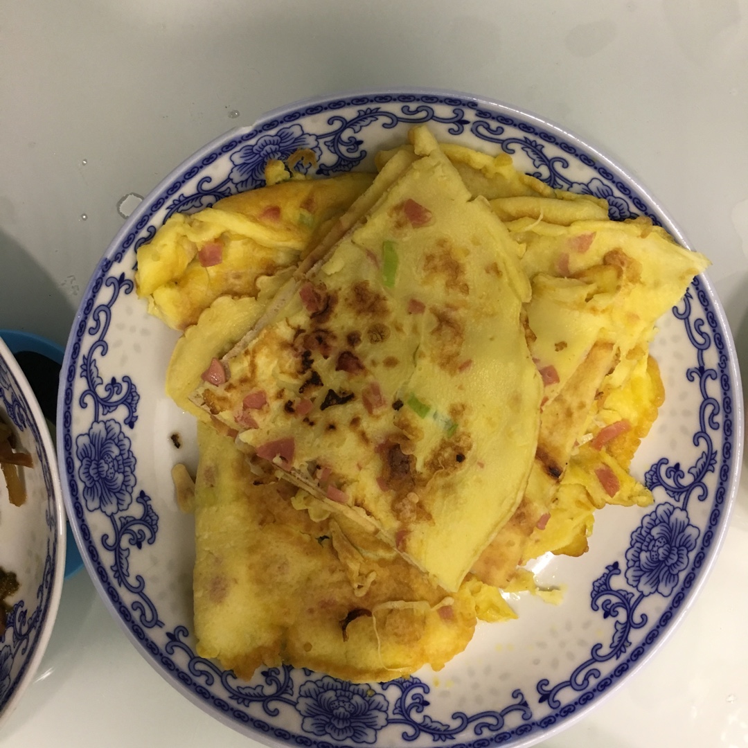 快手鸡蛋饼～～十分钟早餐！