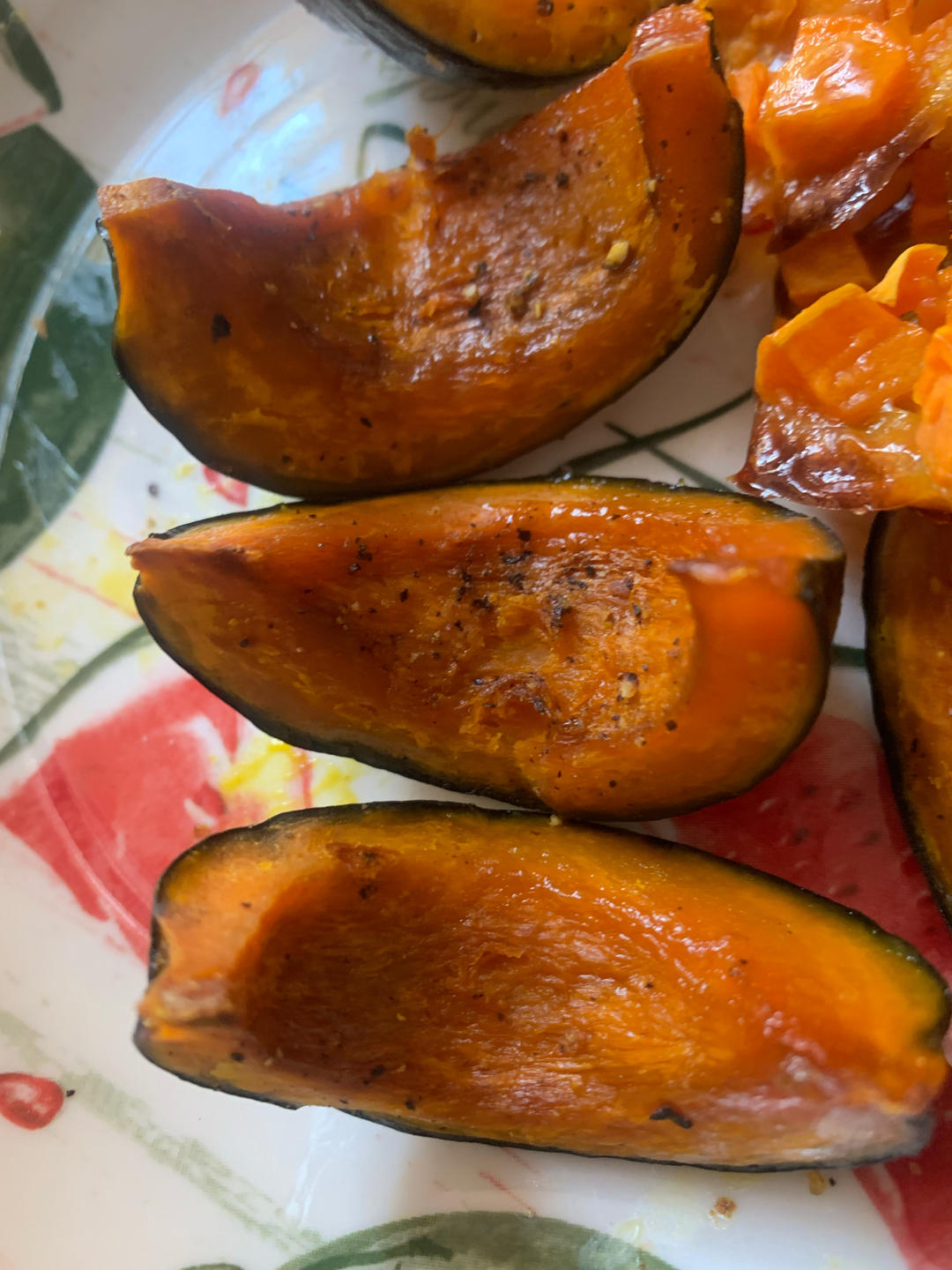 爆好吃❗️低脂烤南瓜！又甜又糯馋哭了