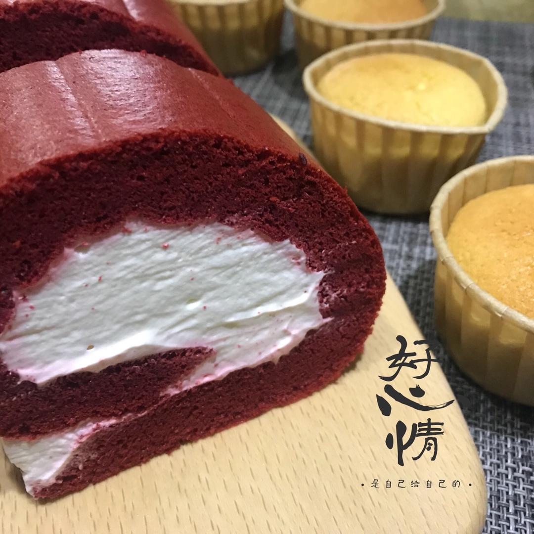 红丝绒蛋糕卷
