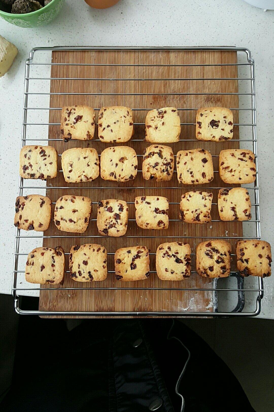 低糖少油版蔓越莓饼干