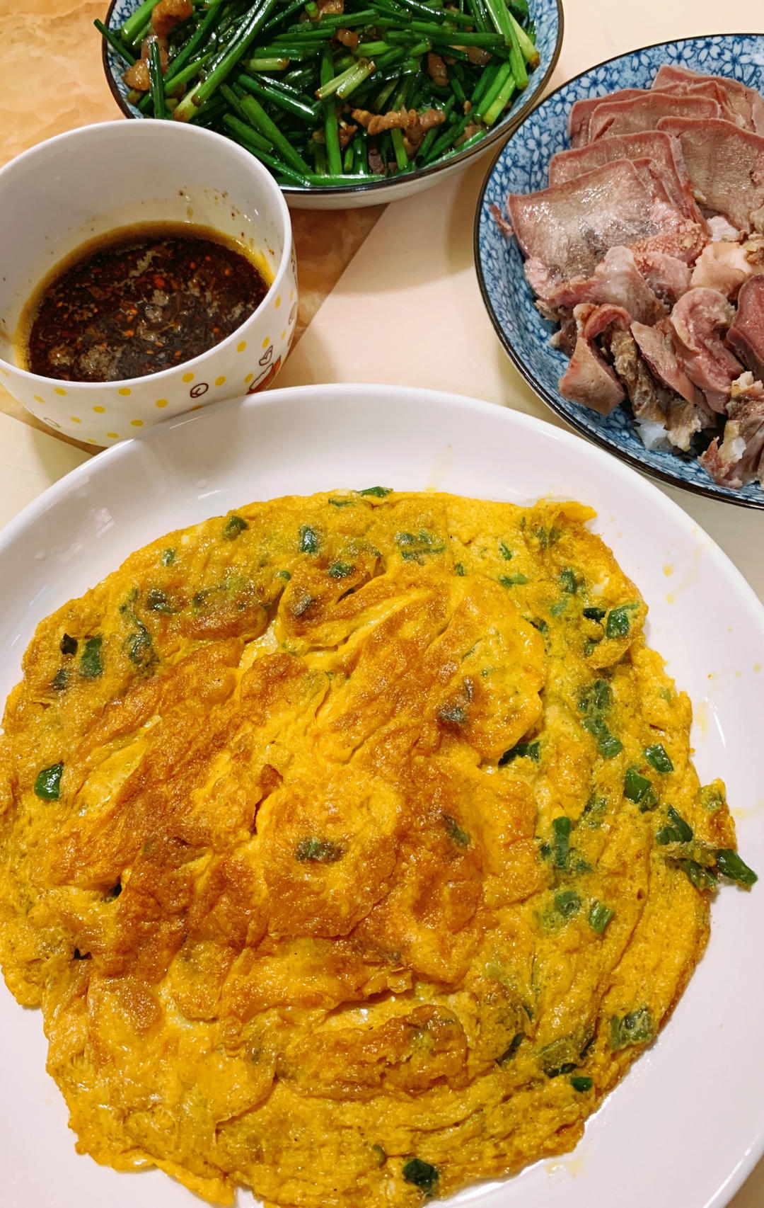 葱花摊鸡蛋｜简单省事又好吃