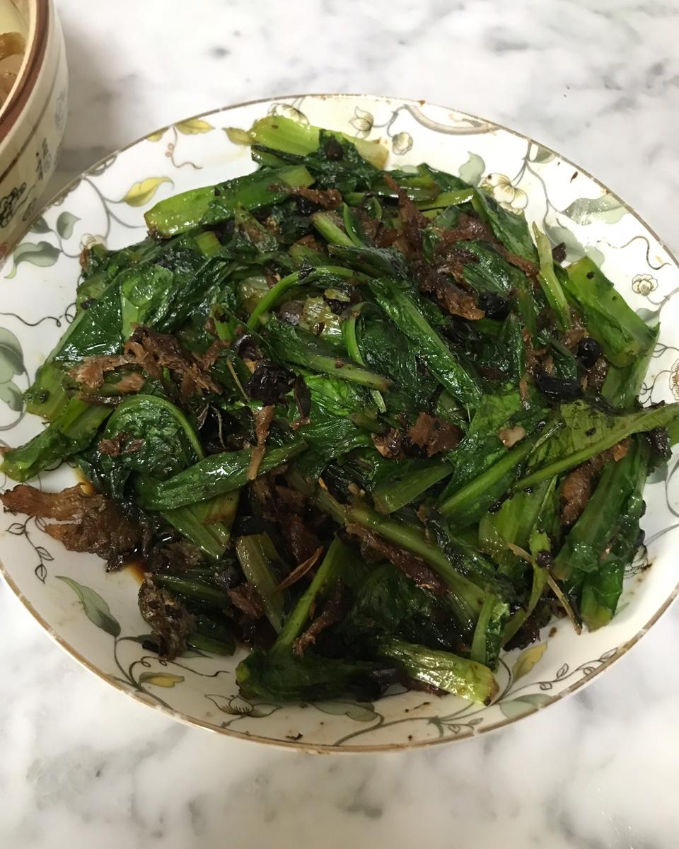 豆豉鲮鱼油麦菜