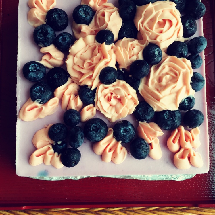 蓝莓冻芝士蛋糕