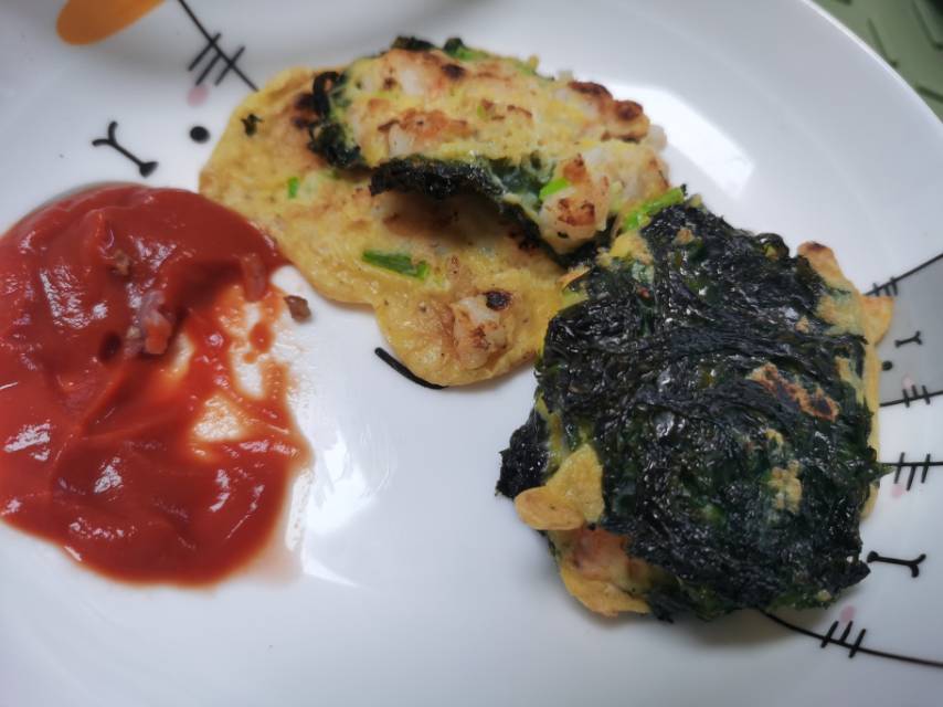 紫菜虾饼
