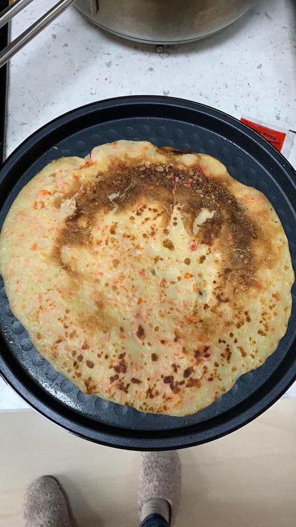 简单快手蔬菜鸡蛋煎饼