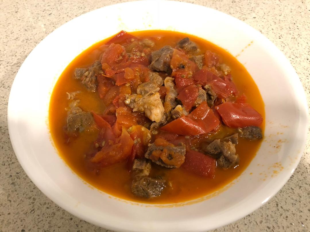 西红柿炖牛腩