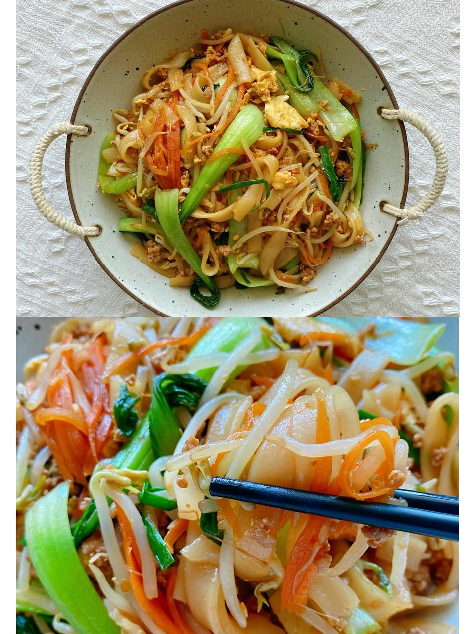 炒河粉的做法