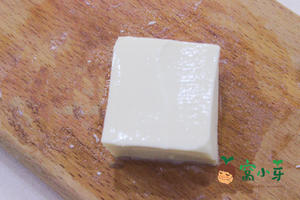 宝宝辅食：芝士蒸豆腐的做法 步骤1