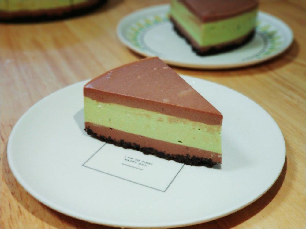 巧克力抹茶慕斯蛋糕