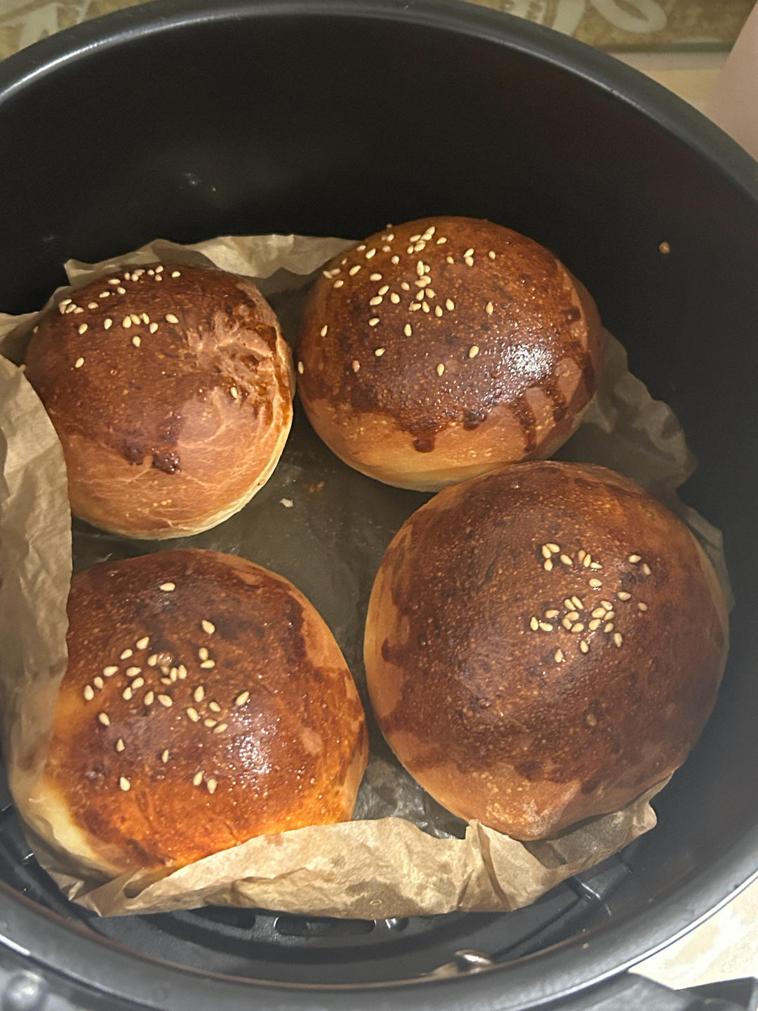 新手一次成功的面包(空气炸锅版)