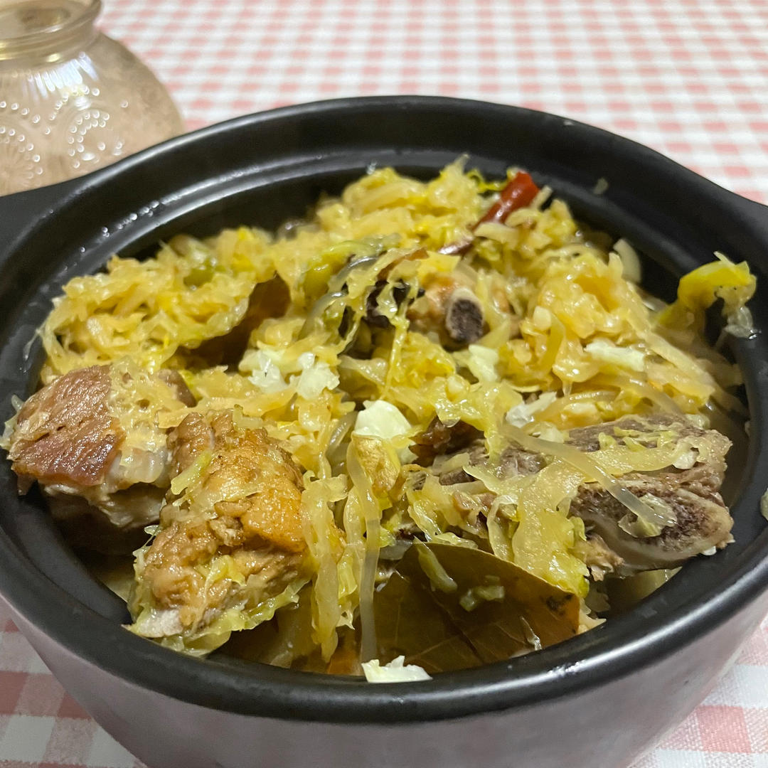 酸菜炖排骨