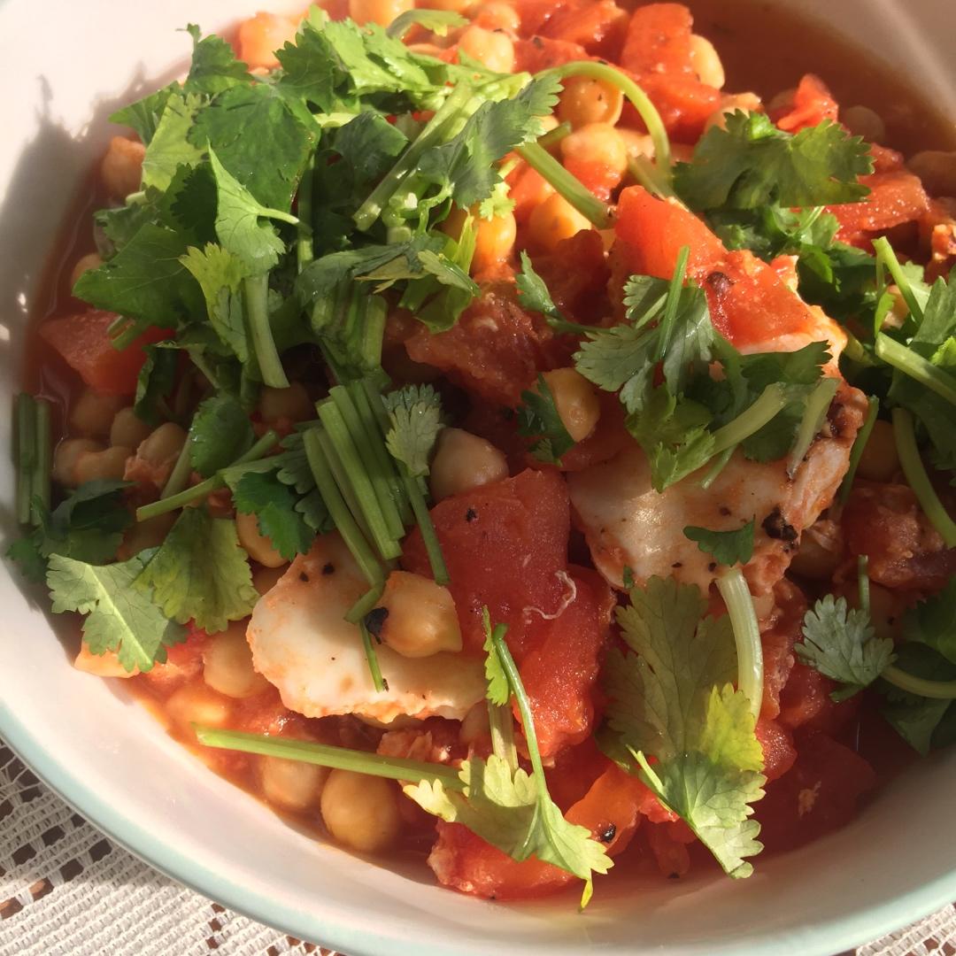 减脂鹰嘴豆炖蛋（高纤维低碳水）