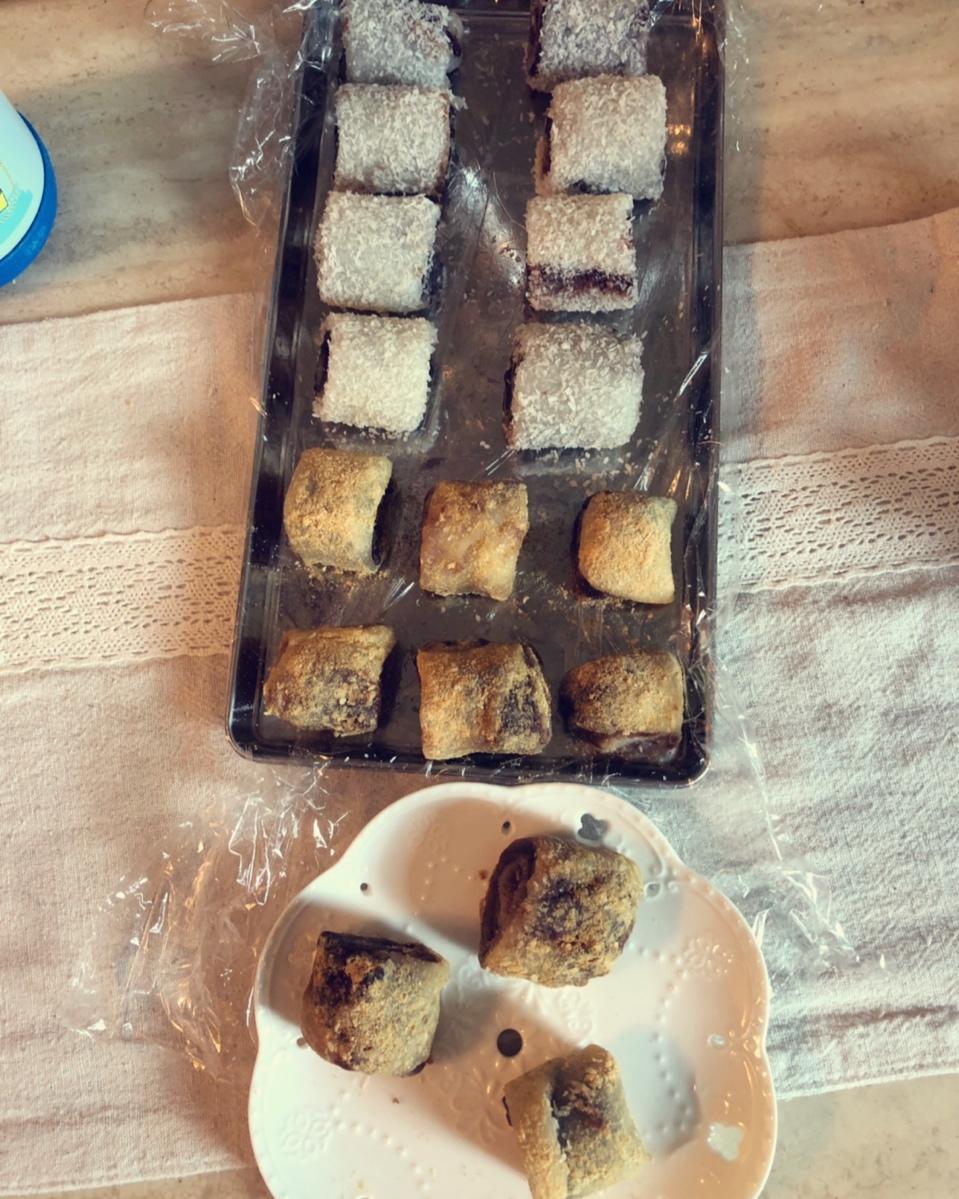 零失败！巨好吃的椰蓉豆沙糯米卷！