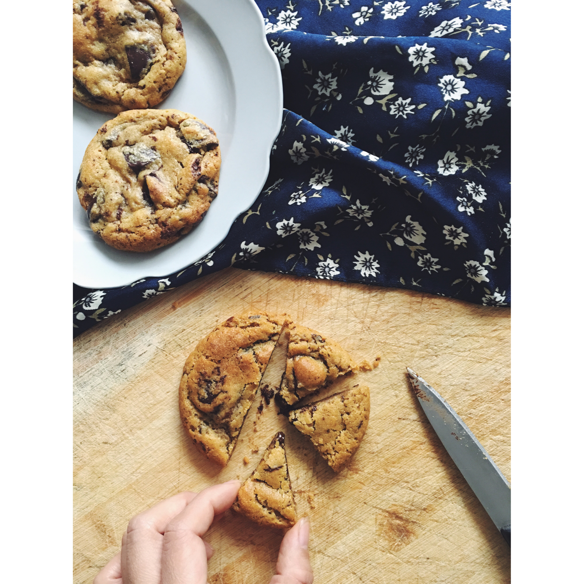 香草海盐巧克力大曲奇