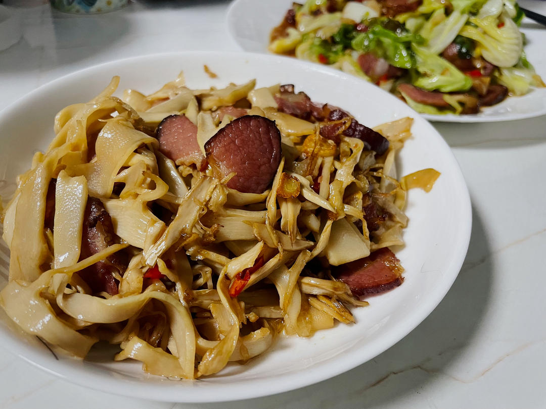 不油腻的烟笋炒腊肉