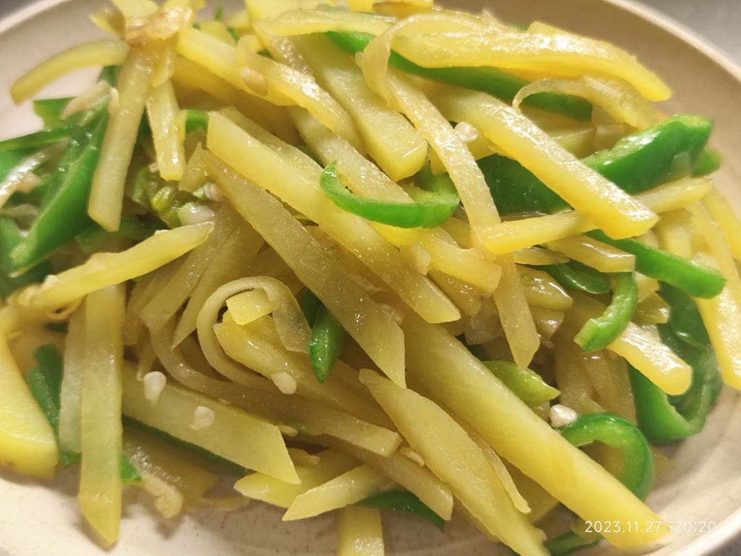 青椒土豆丝