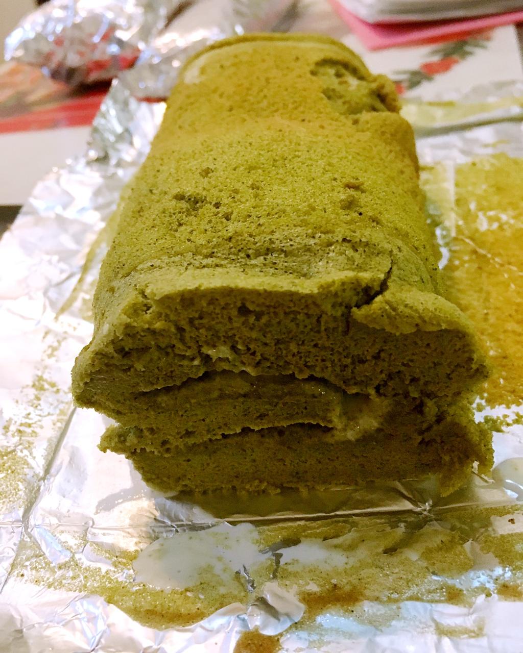 抹茶奶油卷
