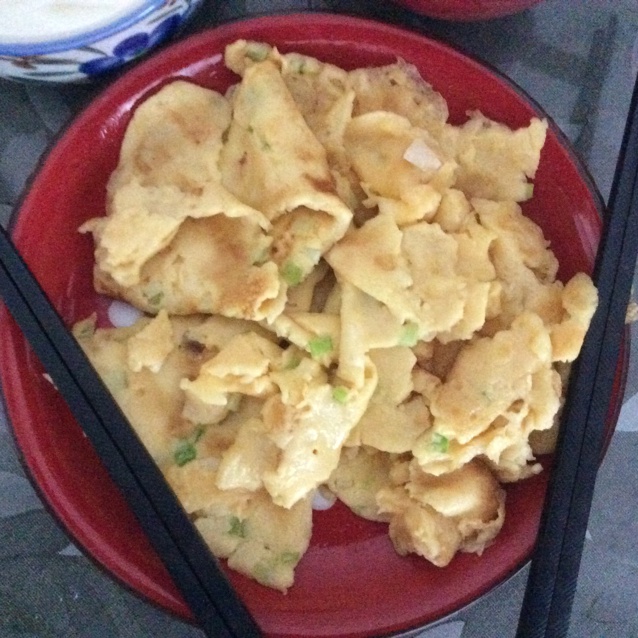 韭菜鸡蛋煎饼