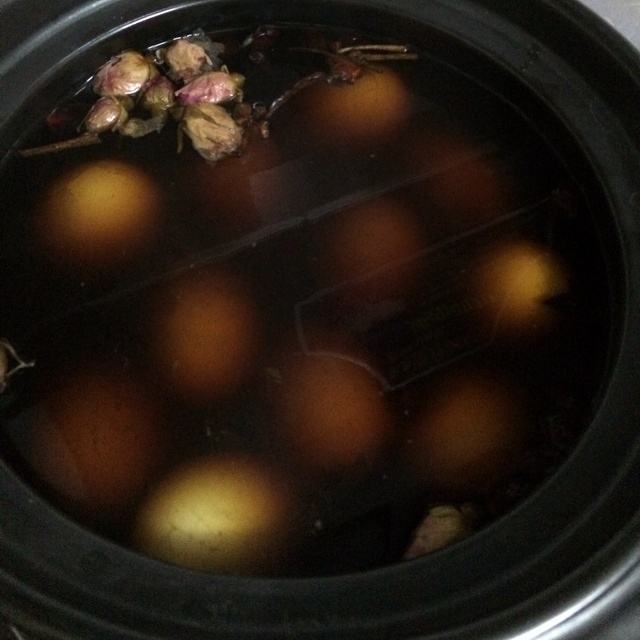 淡淡的玫瑰茶叶蛋