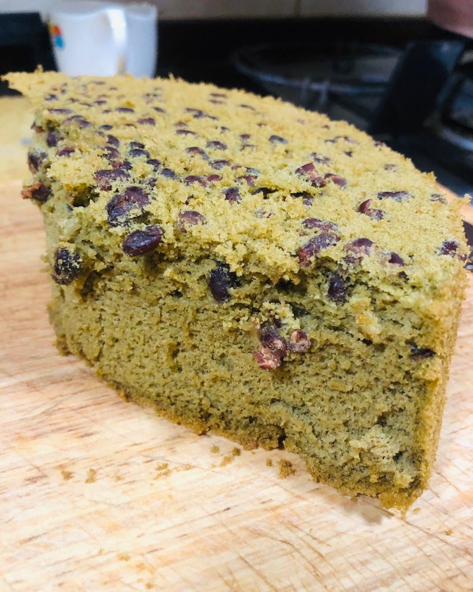 细腻绵软抹茶红豆戚风【附蜜红豆分布均匀小技巧】