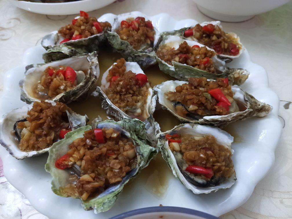 超简单～蒸蒜蓉生蚝