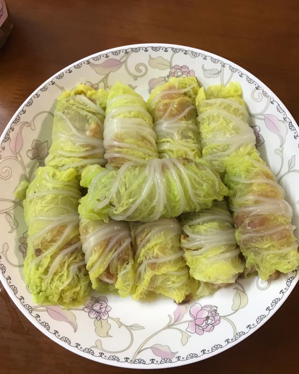 娃娃菜包肉