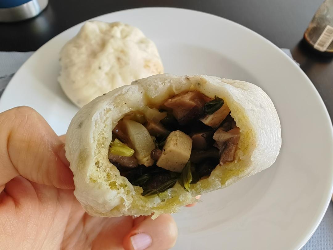 节省一半时间的大包子（另付翠绿菜包子，肉包子，腹黑包子食谱）