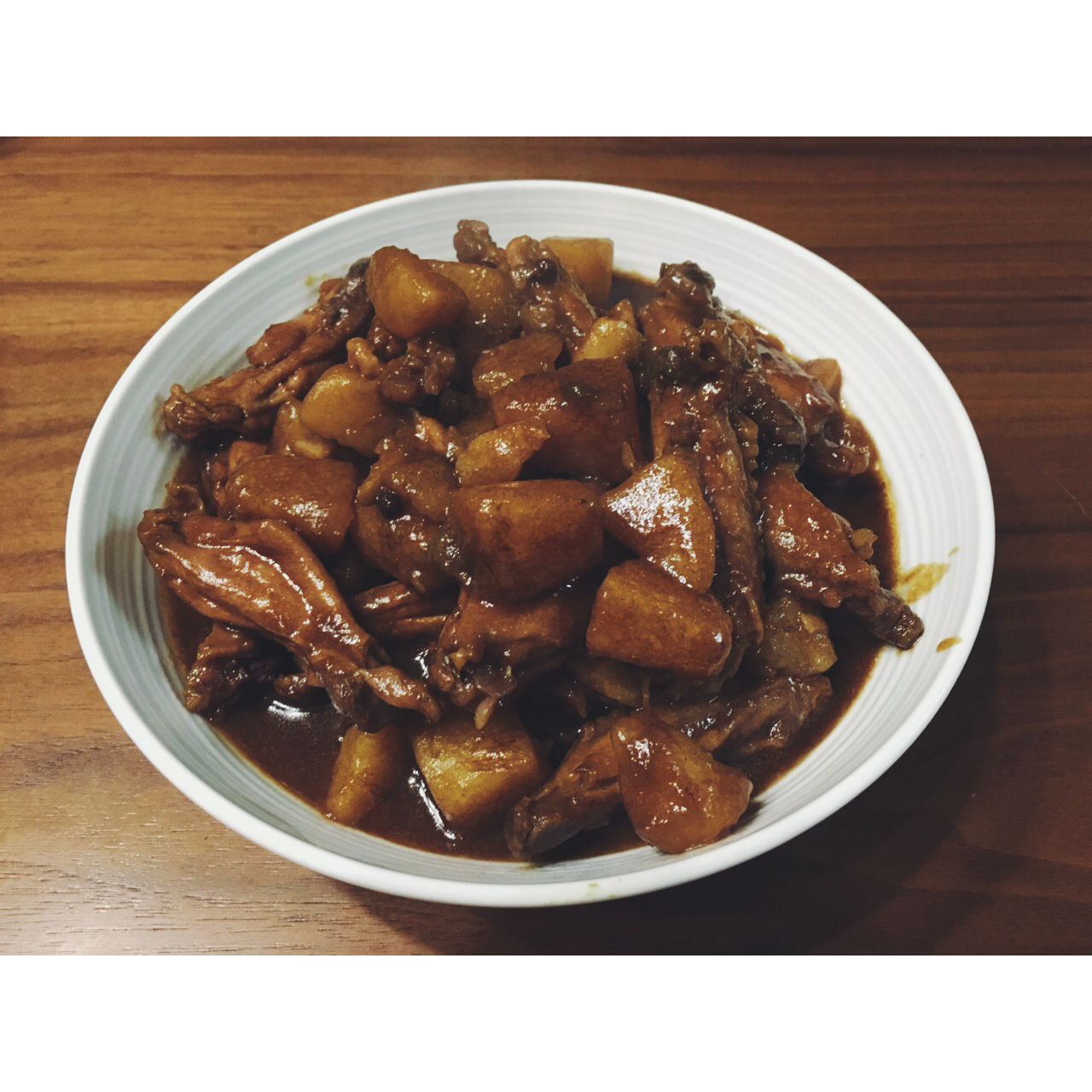 土豆炖鸡翅（快手零失败）