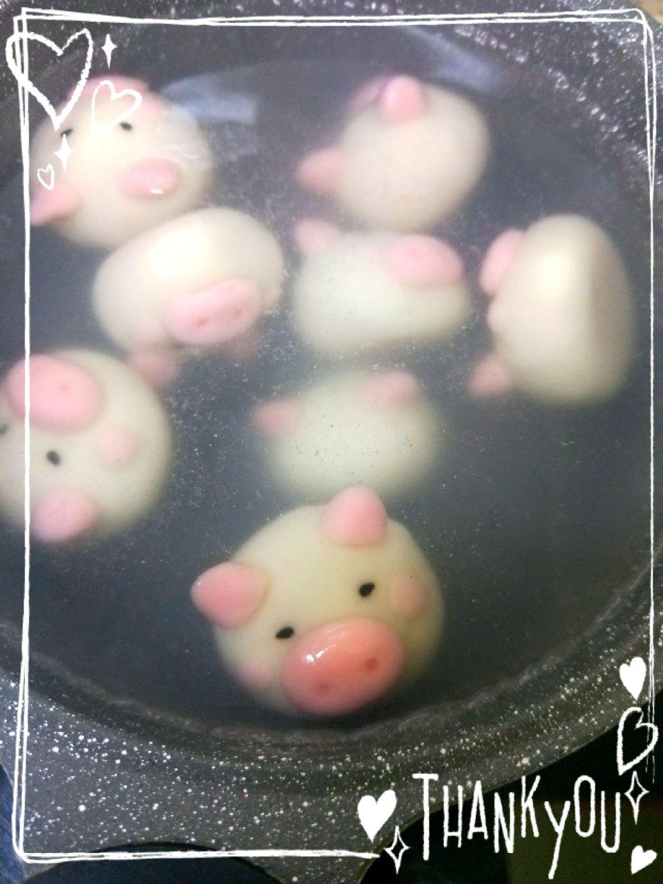 小猪汤圆