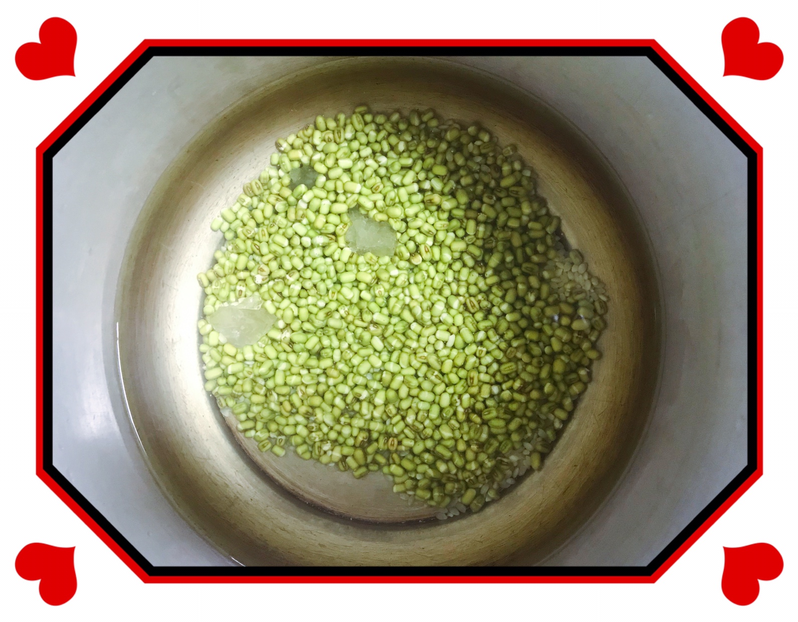 消暑冰糖绿豆粥的做法 步骤2
