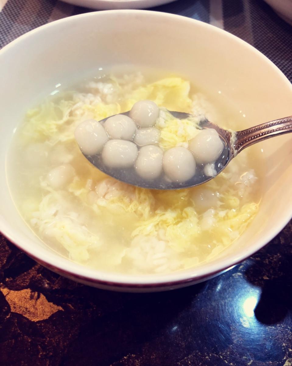 mmcvv做的蛋花酒酿圆子