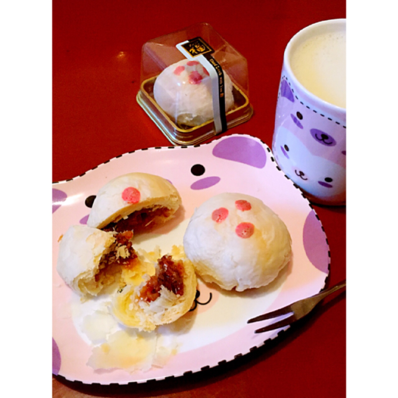 白酥皮云腿月饼