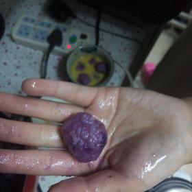 紫薯糍粑团子