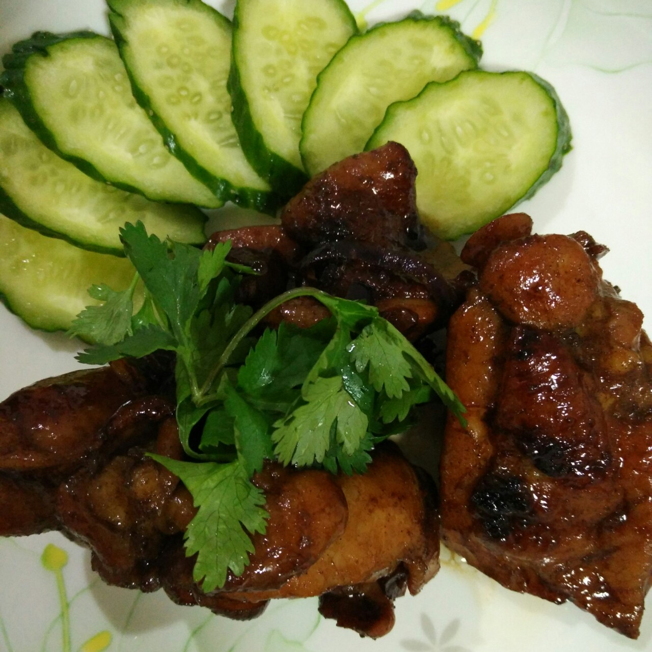 浓香照烧黑椒鸡腿