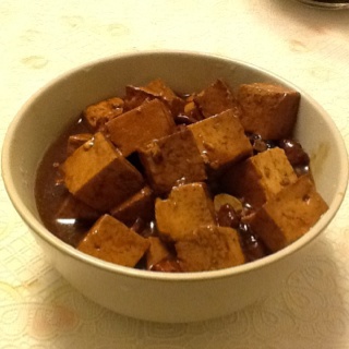 红烧肉沫豆腐