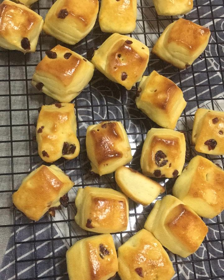 蔓越莓优格小面包块