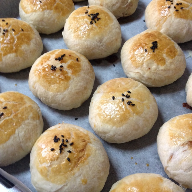 苏式榨菜鲜肉月饼