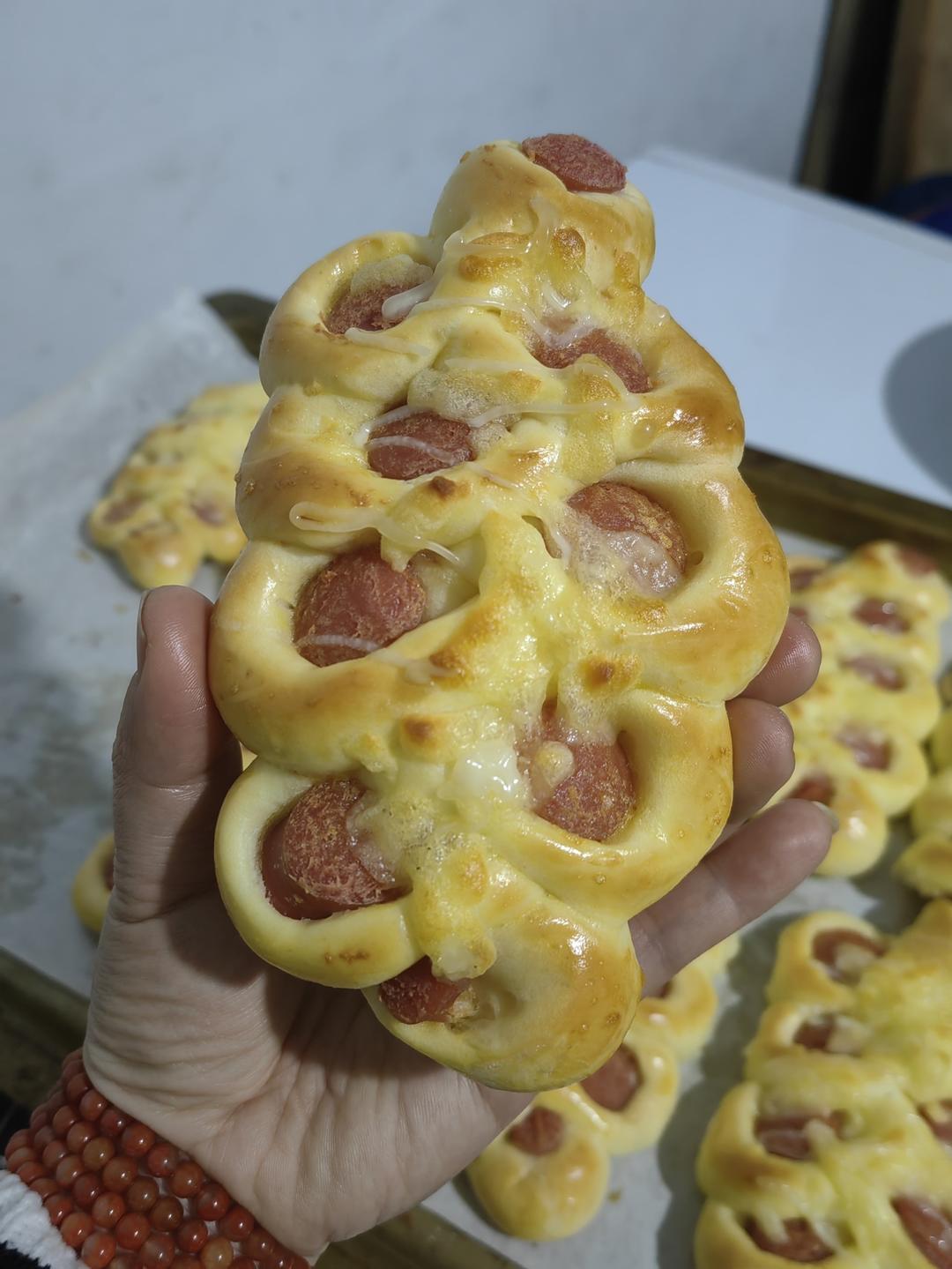 一口一个，迷你肠仔包