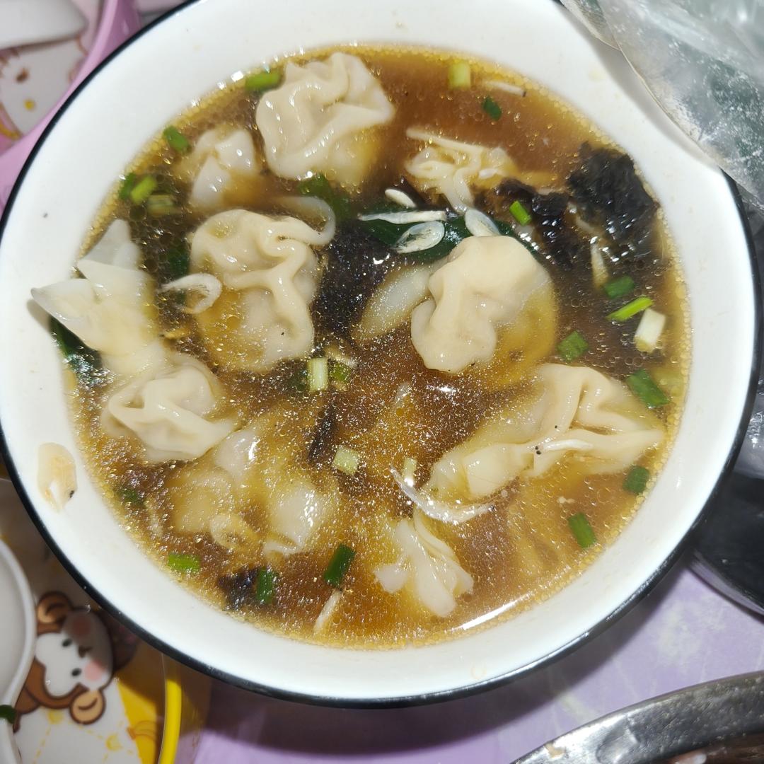 肉不柴的馄饨馅
