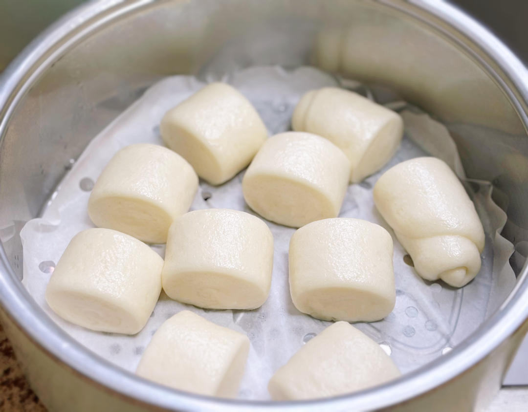 宝宝辅食——牛奶小馒头