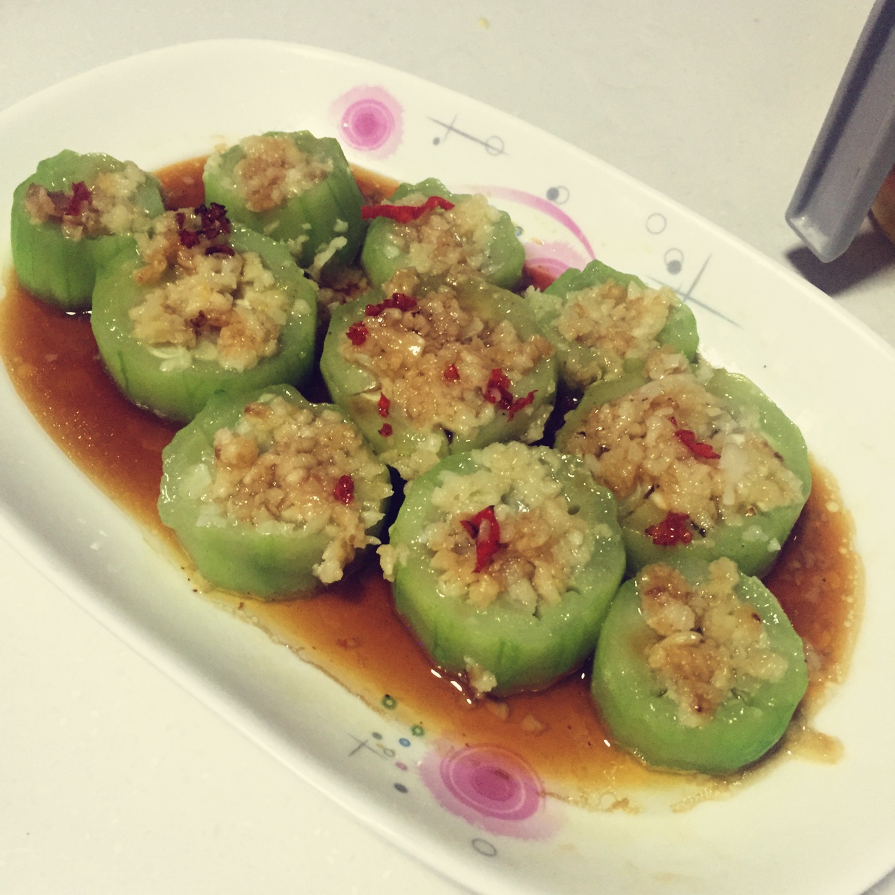 蒜蓉蒸丝瓜