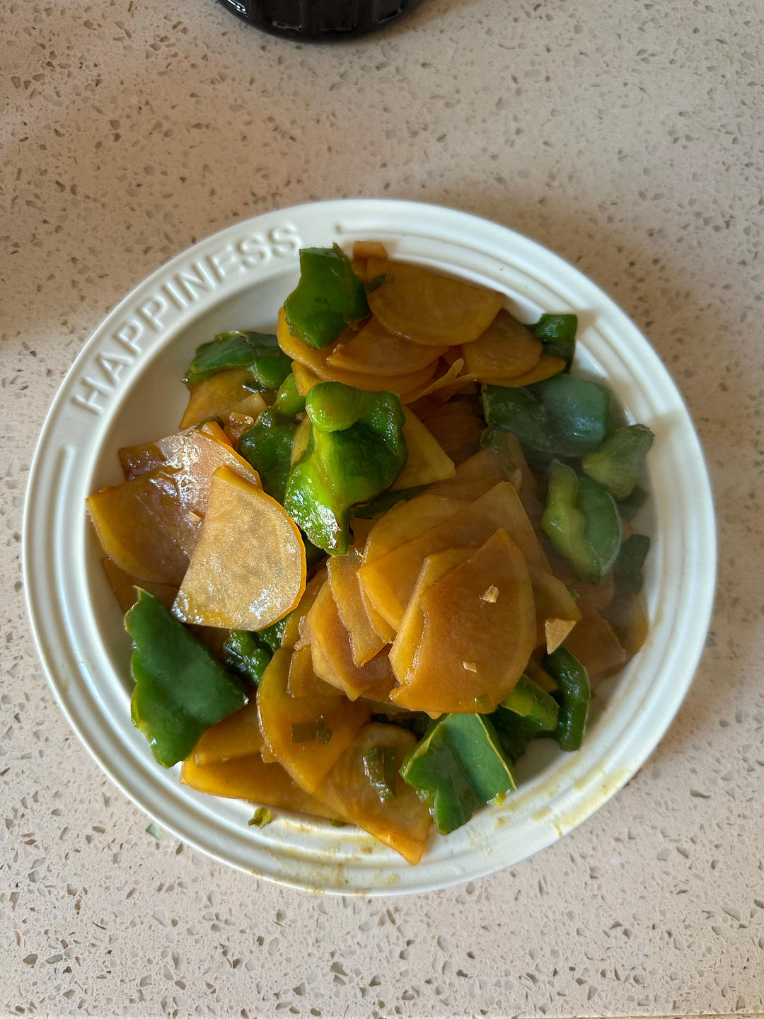 大辣椒炒土豆片