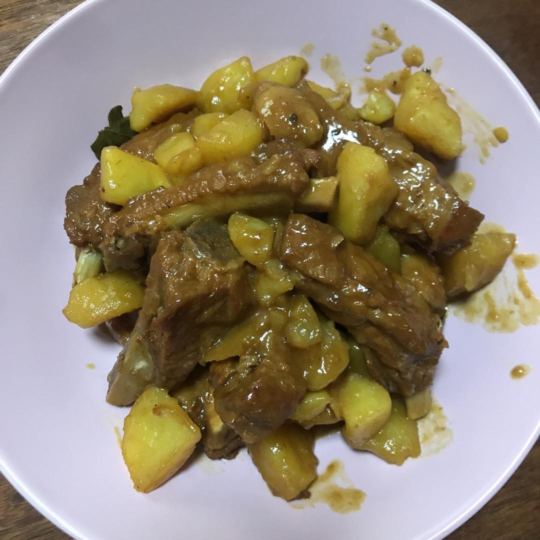 红烧排骨土豆