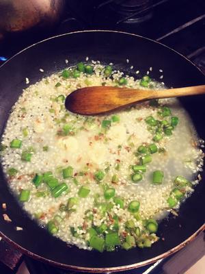 嫩煎扇贝配意式芦笋炖饭 pan seared scallops with asparagus risotto的做法 步骤9